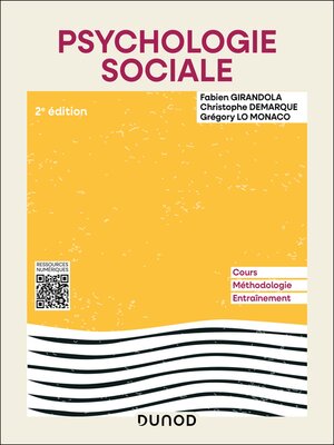 cover image of Psychologie sociale